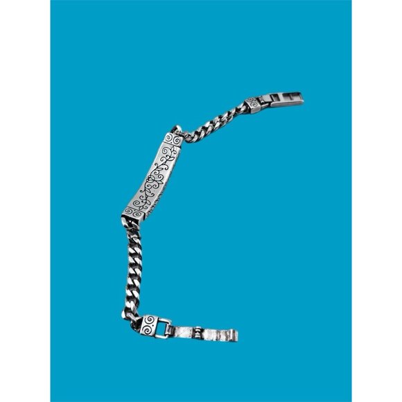 BRIGHTON I.D "Believe in Yourself " Silver BRACELET 7" Brighton Pouch Included - Picture 4 of 5
